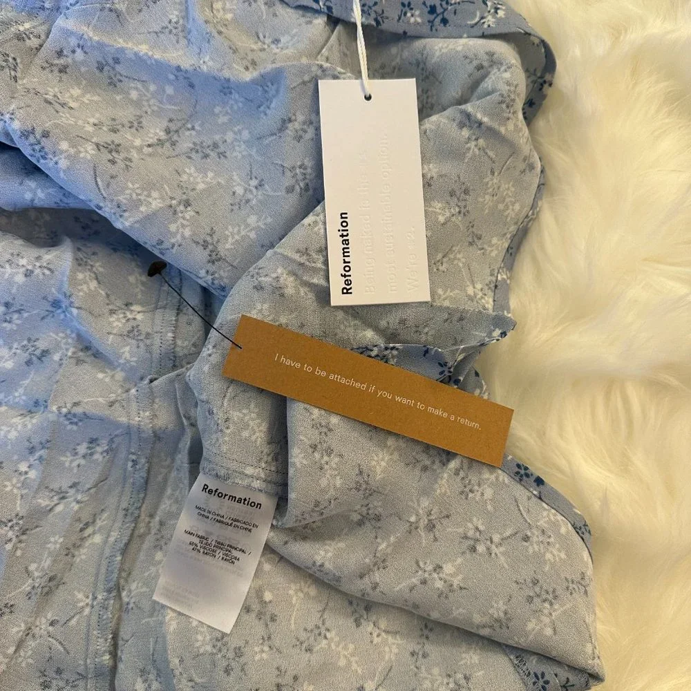 💝ONLY ONE!💝Reformation Tanis Dress in Brooke - Picture 8 of 14